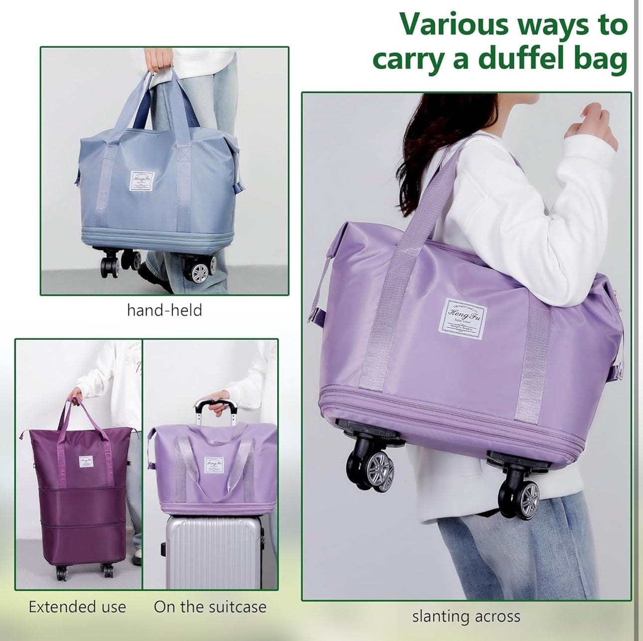 Folding Travel Bag With Wheel