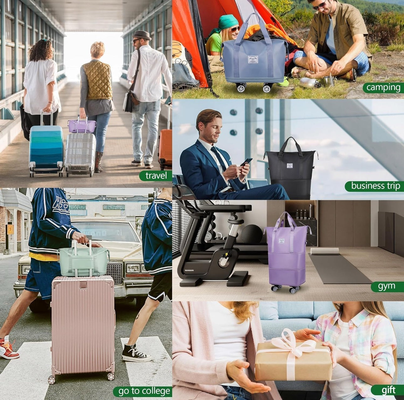 Folding Travel Bag With Wheel