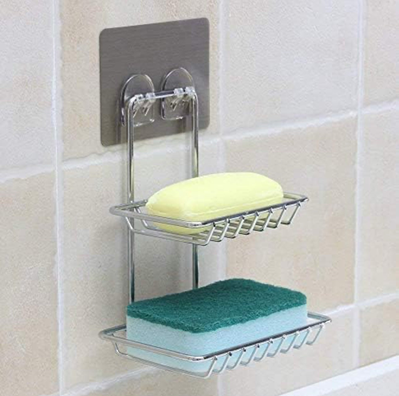 Soap Stand 2 Layer SS (Wall Mounted)