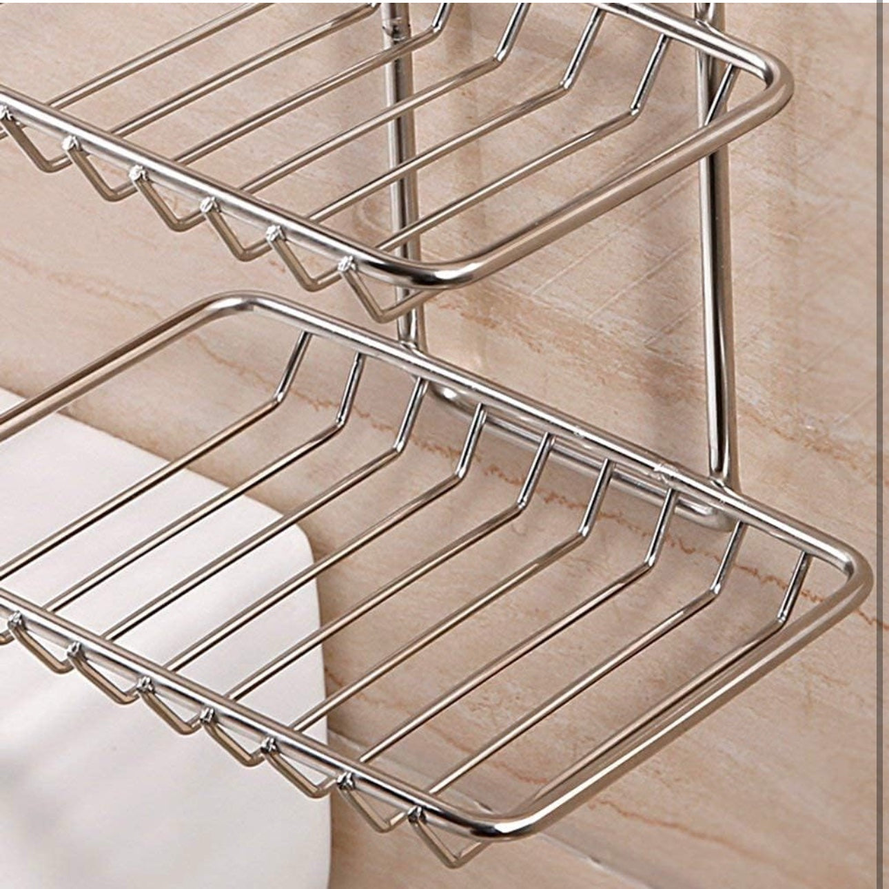 Soap Stand 2 Layer SS (Wall Mounted)