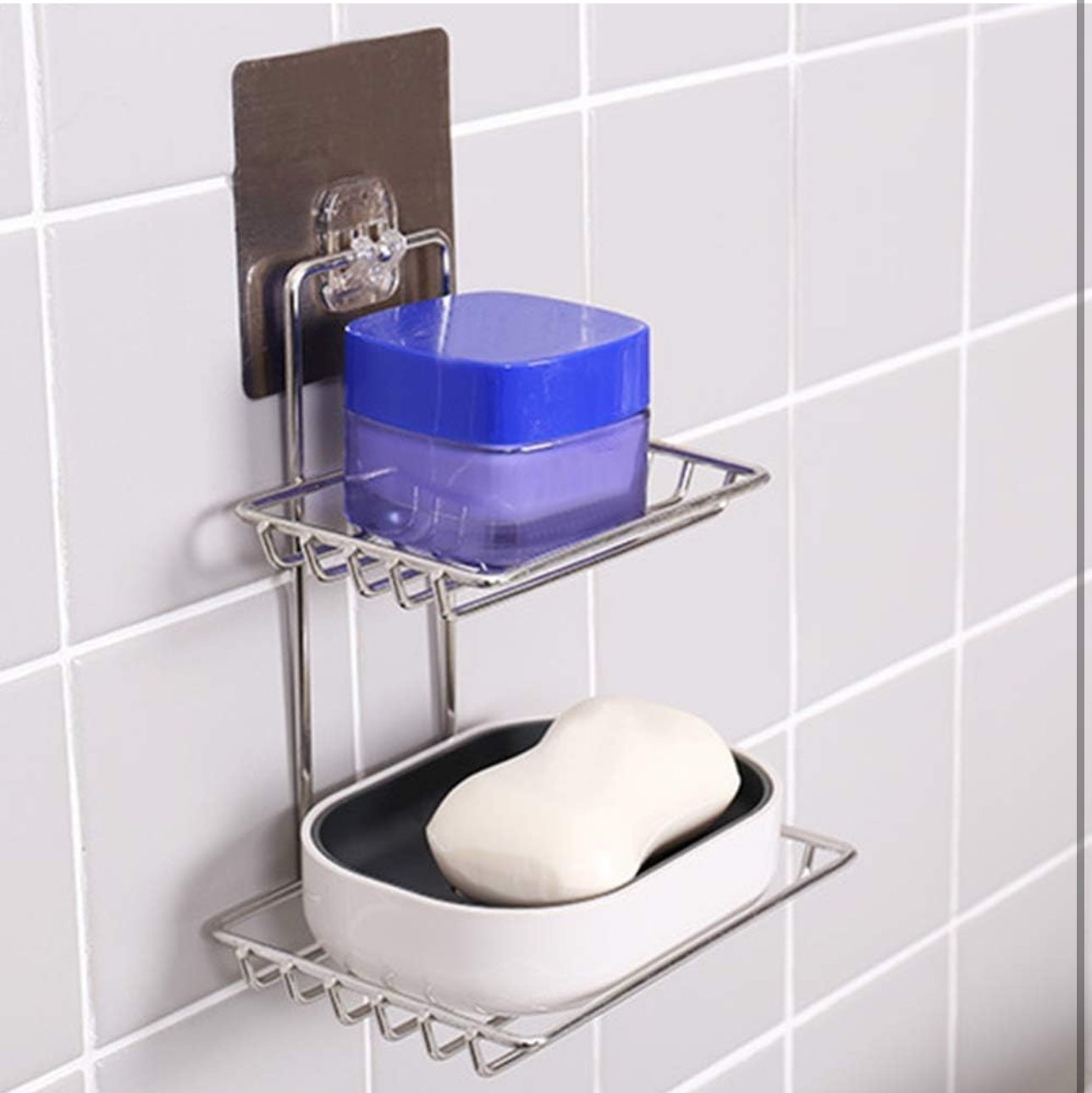 Soap Stand 2 Layer SS (Wall Mounted)