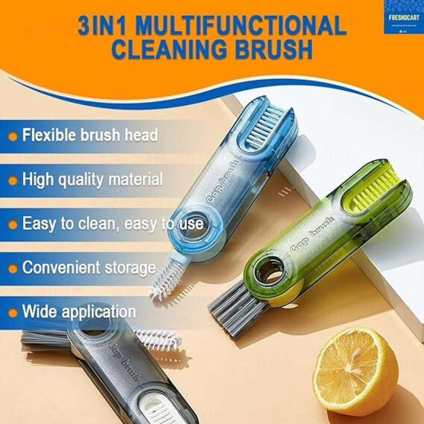 3 In 1 Bottle Cleaning Brush