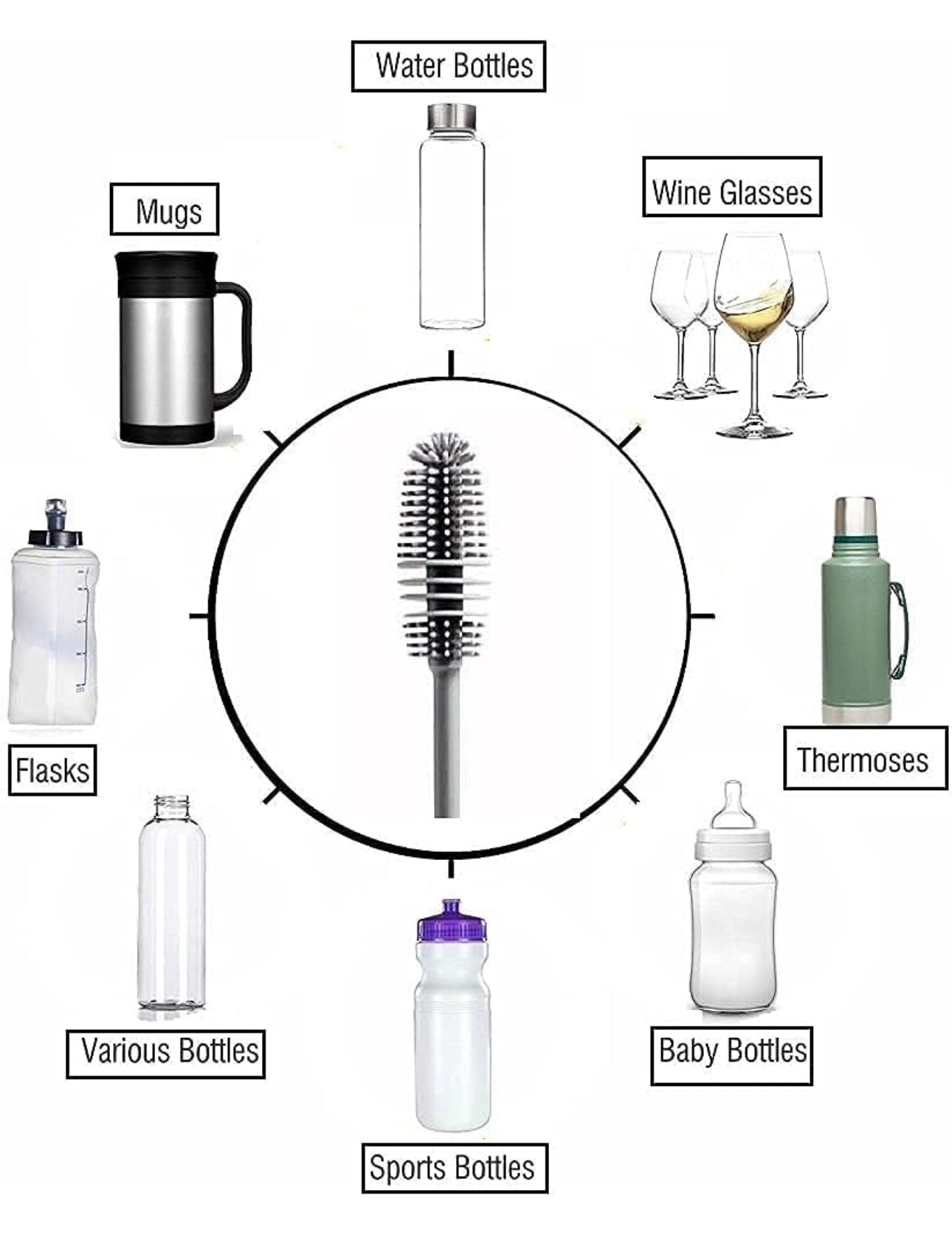 Bottle Cleaning Brush Big