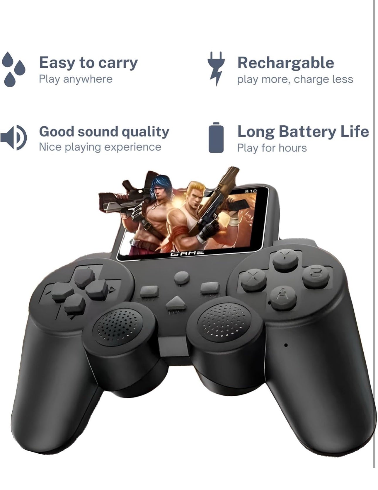 Video Game Rechargeable With Joystick