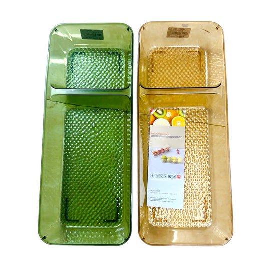 Multipurpose Acrylic Tray With Partition