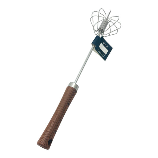 Egg Beater With Wooden Handle