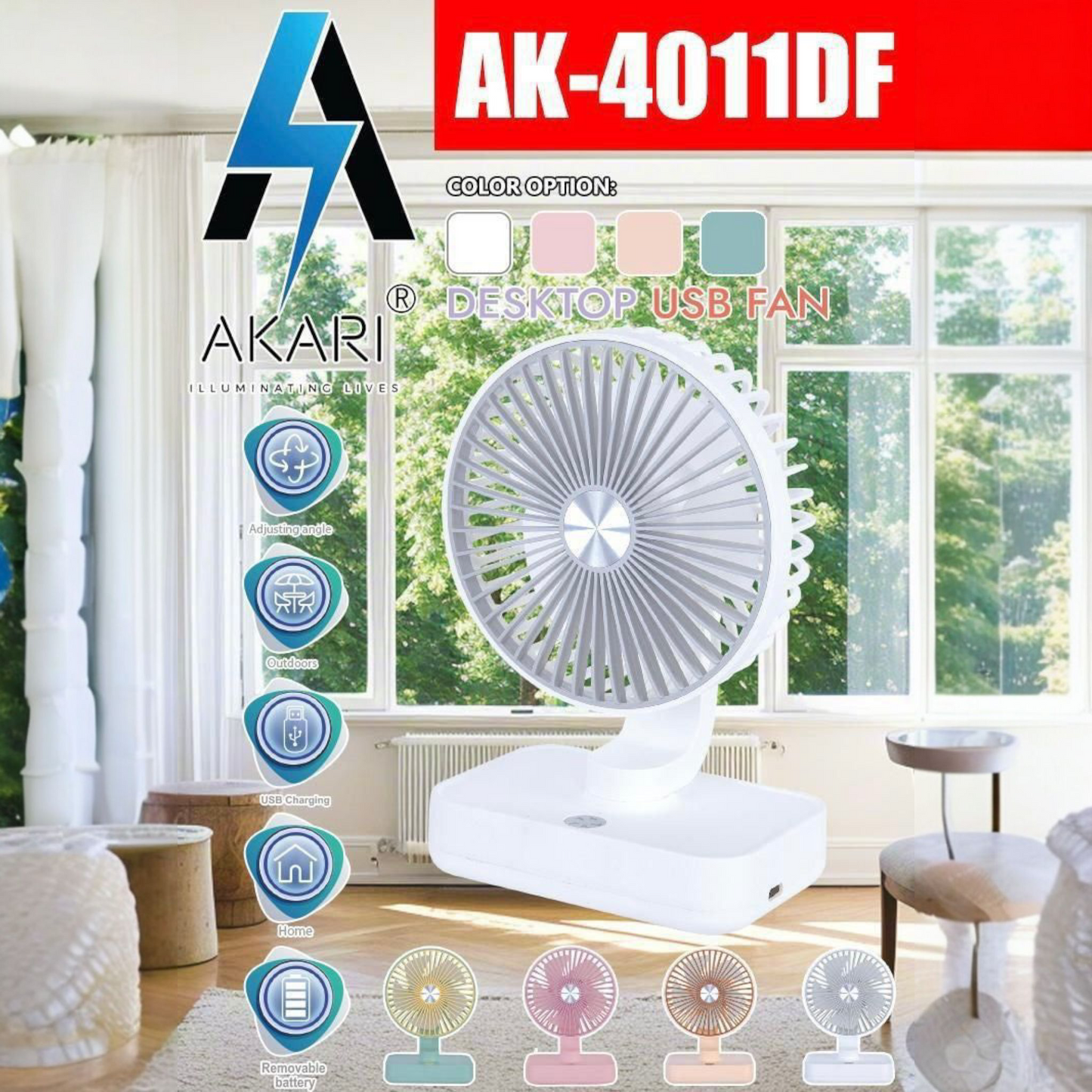 Rechargeable Fan