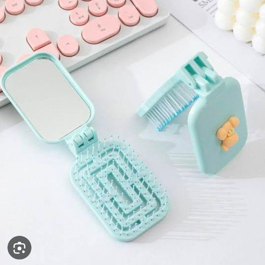 Folding Comb With Mirror