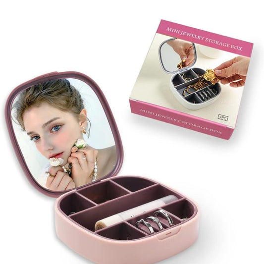Jewellery Storage Box With Mirror