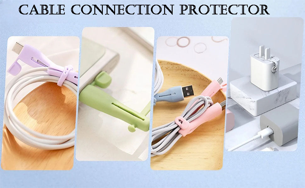 Charging cable protector silicon (pack of 2)