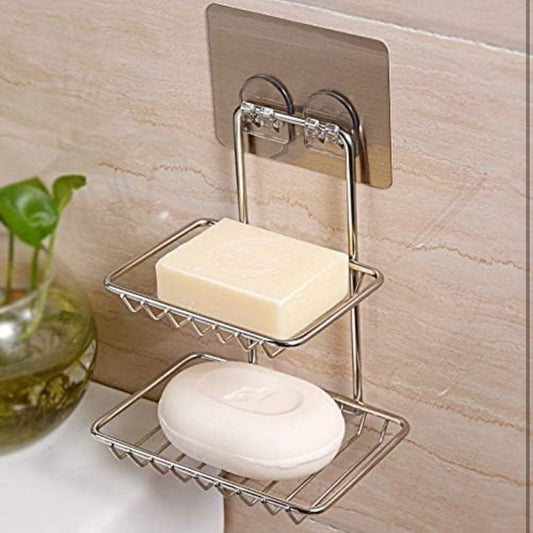 Soap Stand 2 Layer SS (Wall Mounted)