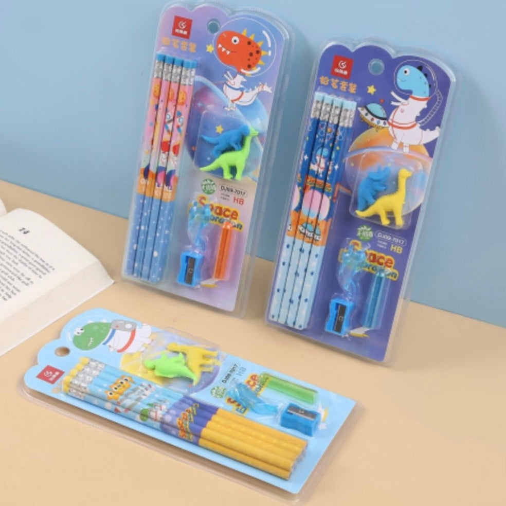 Pencil & Eraser Set