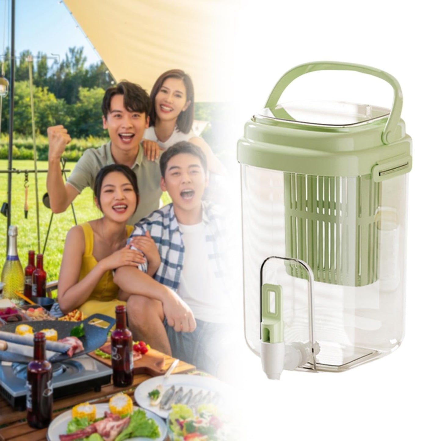 Beverage Dispenser Container (detox can)