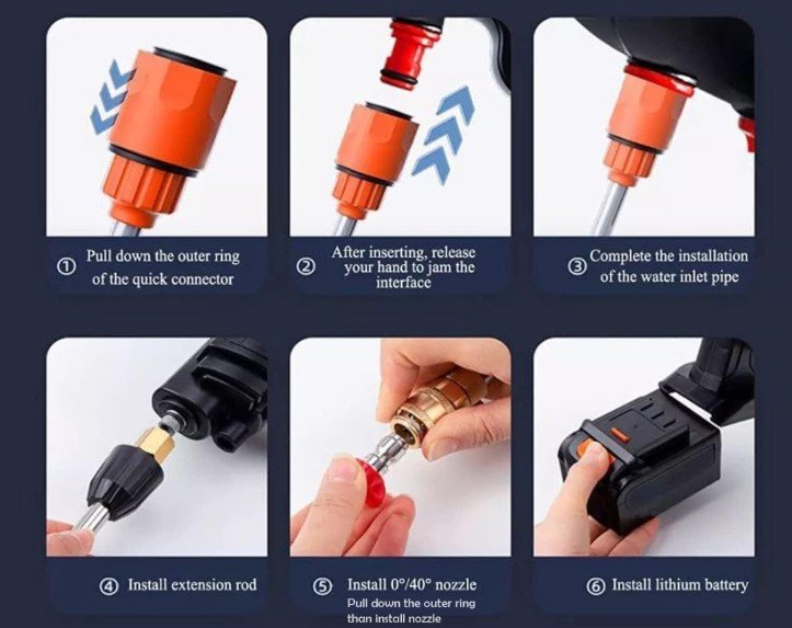 Water Wash Electric Gun