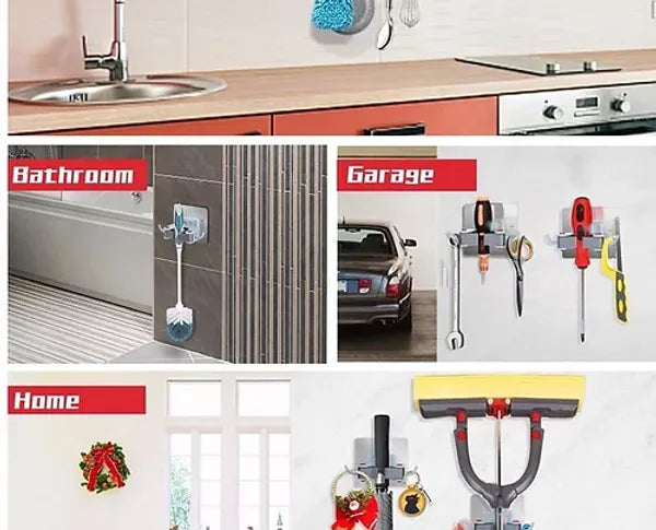 Mop & Broom Hanger