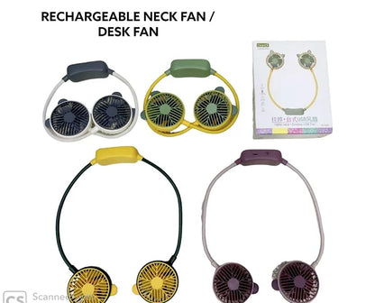 Rechargeable Neck Fan