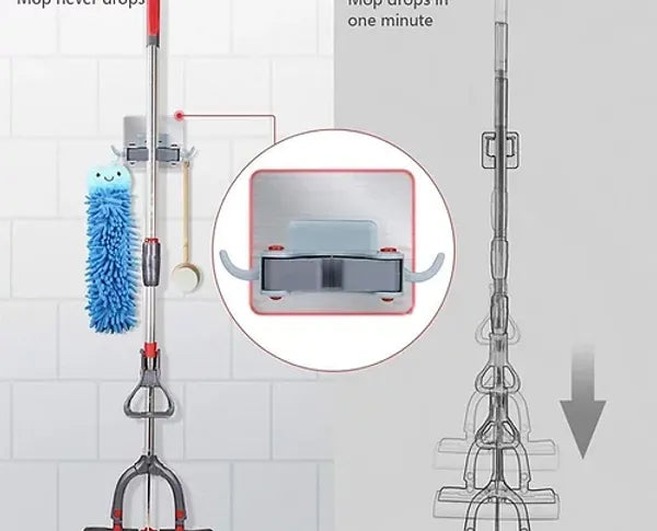 Mop & Broom Hanger