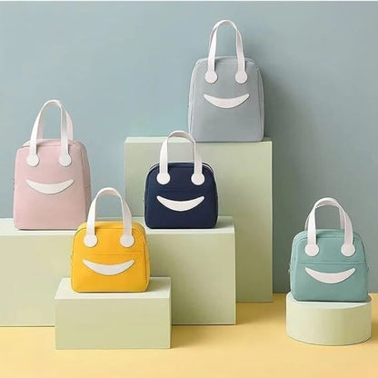 Insulated Smily Lunch Bag (Medium Size)