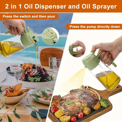 Oil Spray + Oil Pourer