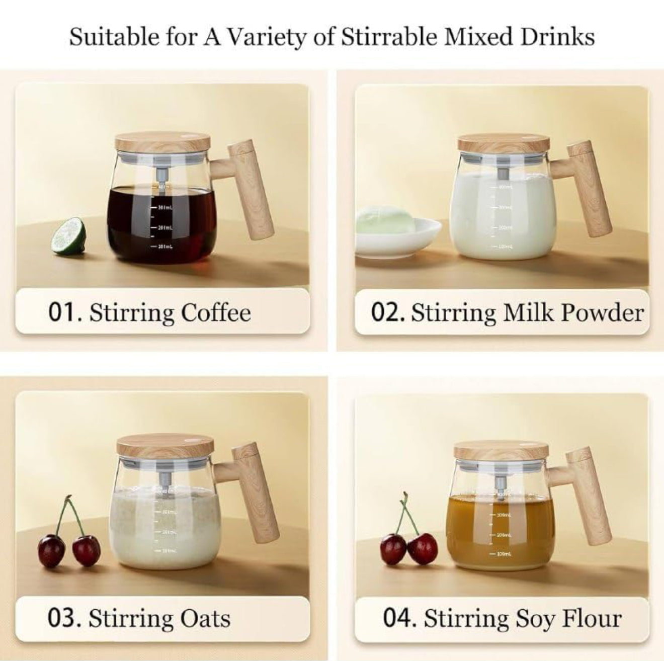 Rechargeable Electric Mixing Cup