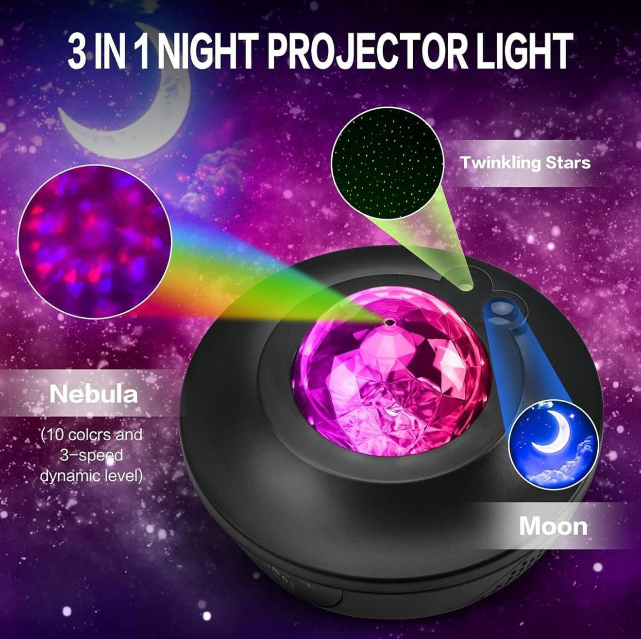 Astronaut Galaxy Projector Light