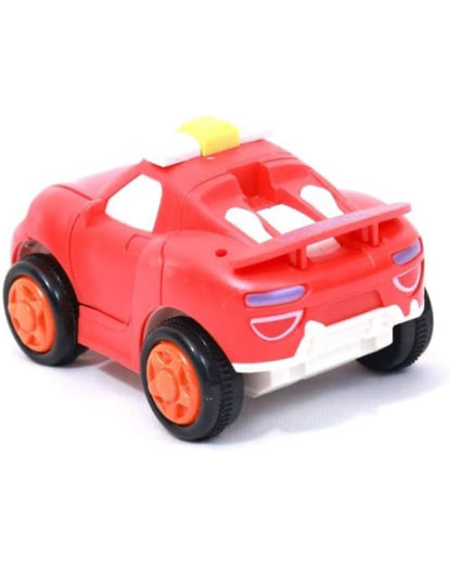 Mini Robot Pull Back Car Toy