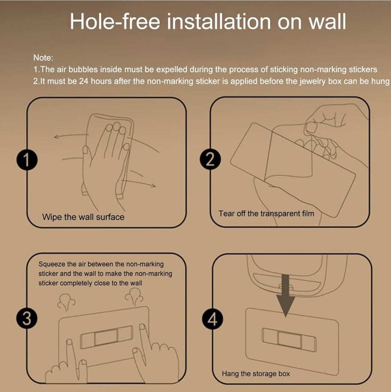 Wall Hanging Cosmetic Storage Box