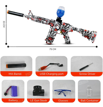 Electric M416 Small Balls Blaster Gun with 5000 Small Balls
