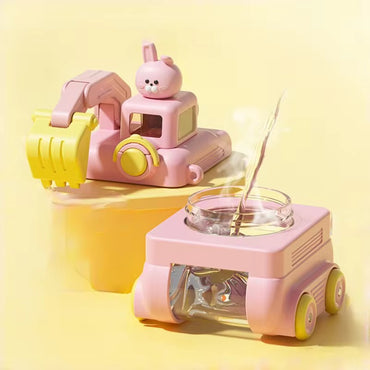 Excavator Toy Plastic Water Bottle