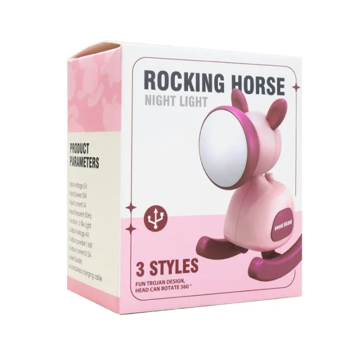 Rocking Horse Rechargeable USB Lamp