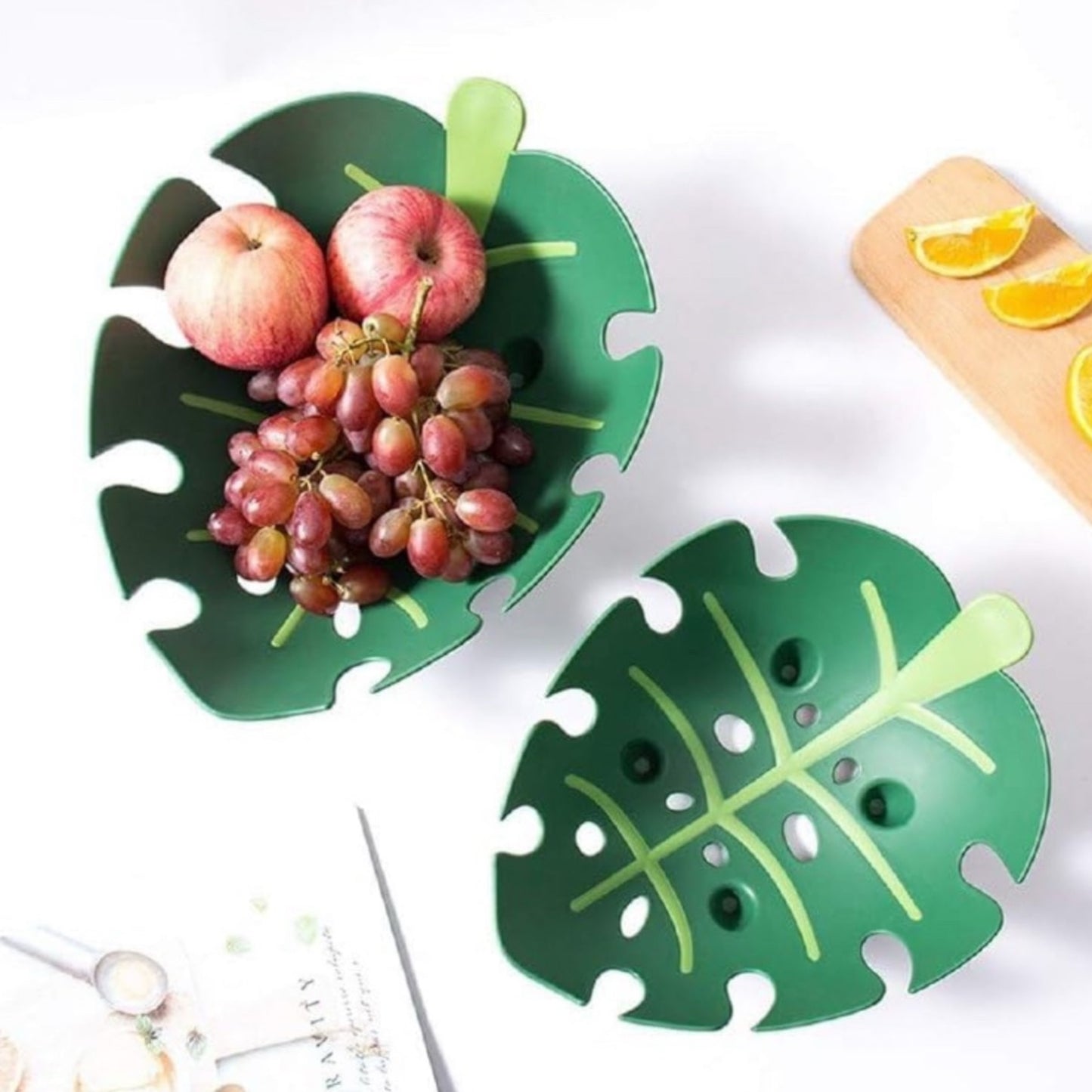 Green Leaf Basket