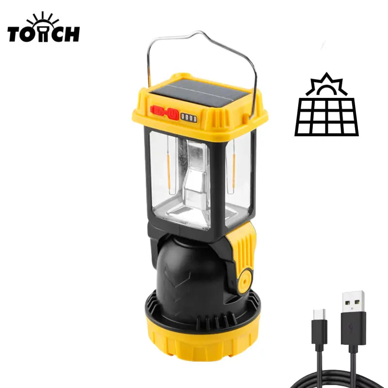 Multifunctional Solar Portable Rechargeable Led Light