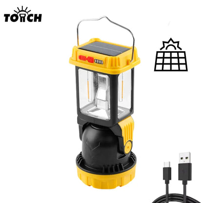 Multifunctional Solar Portable Rechargeable Led Light