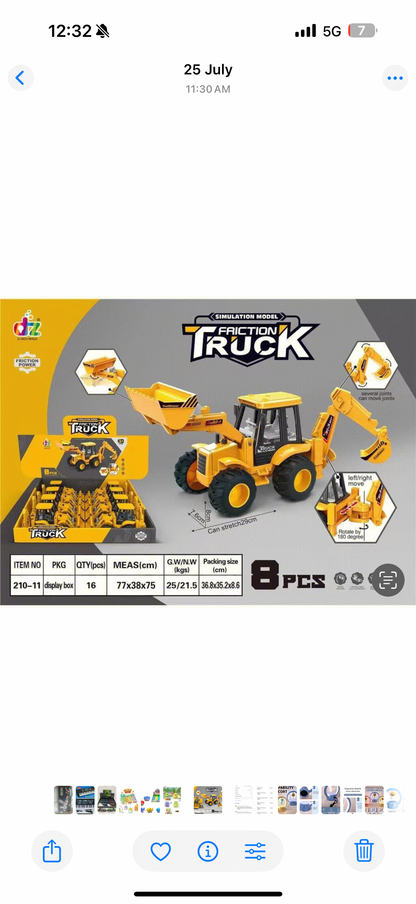 JCB Friction Truck