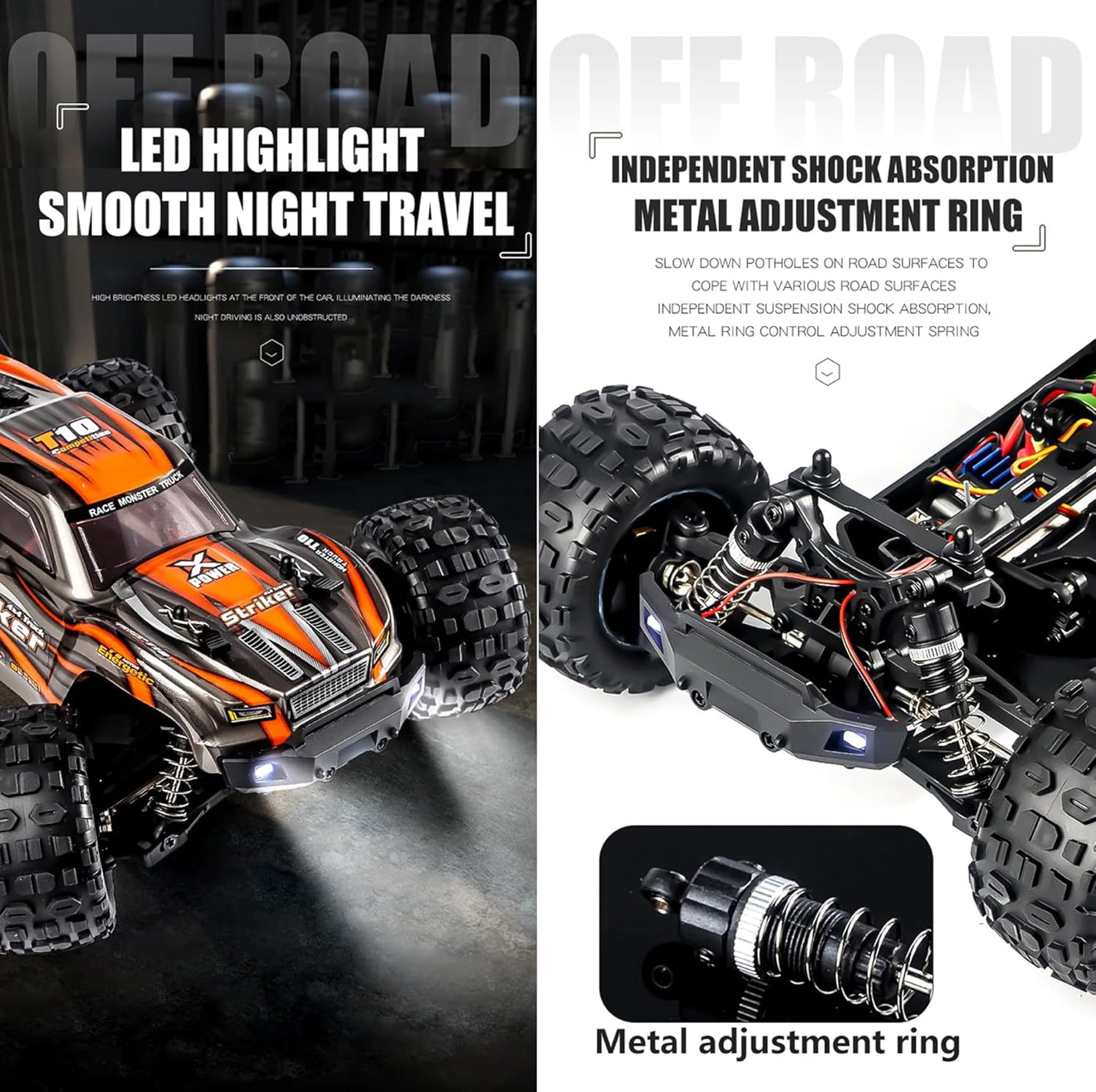 Remote Control Car, 4WD 75KM/H High Speed RC Truck