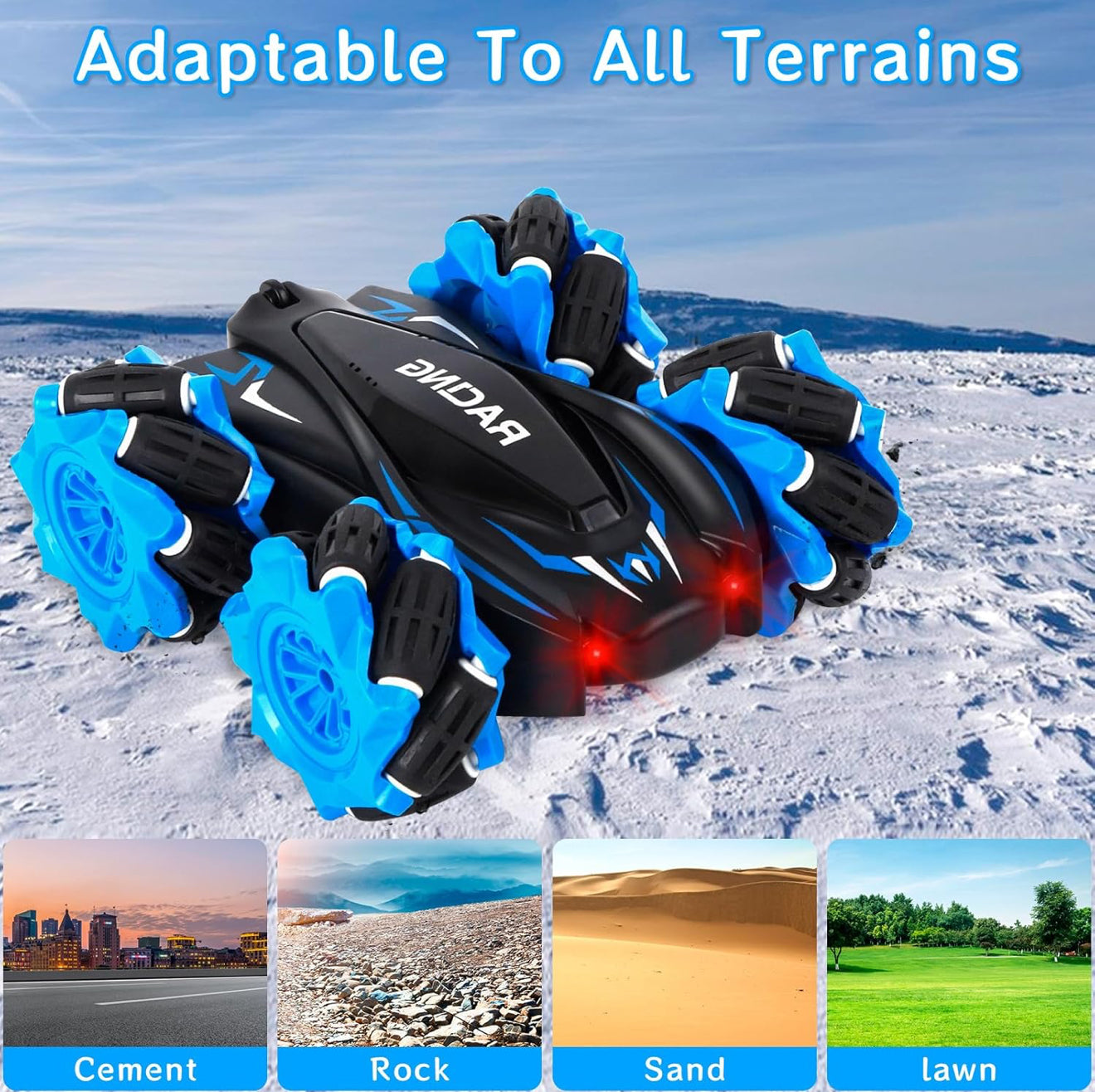 Remote Control Stunt Car, 4 Wheel Drive 2.4GHz