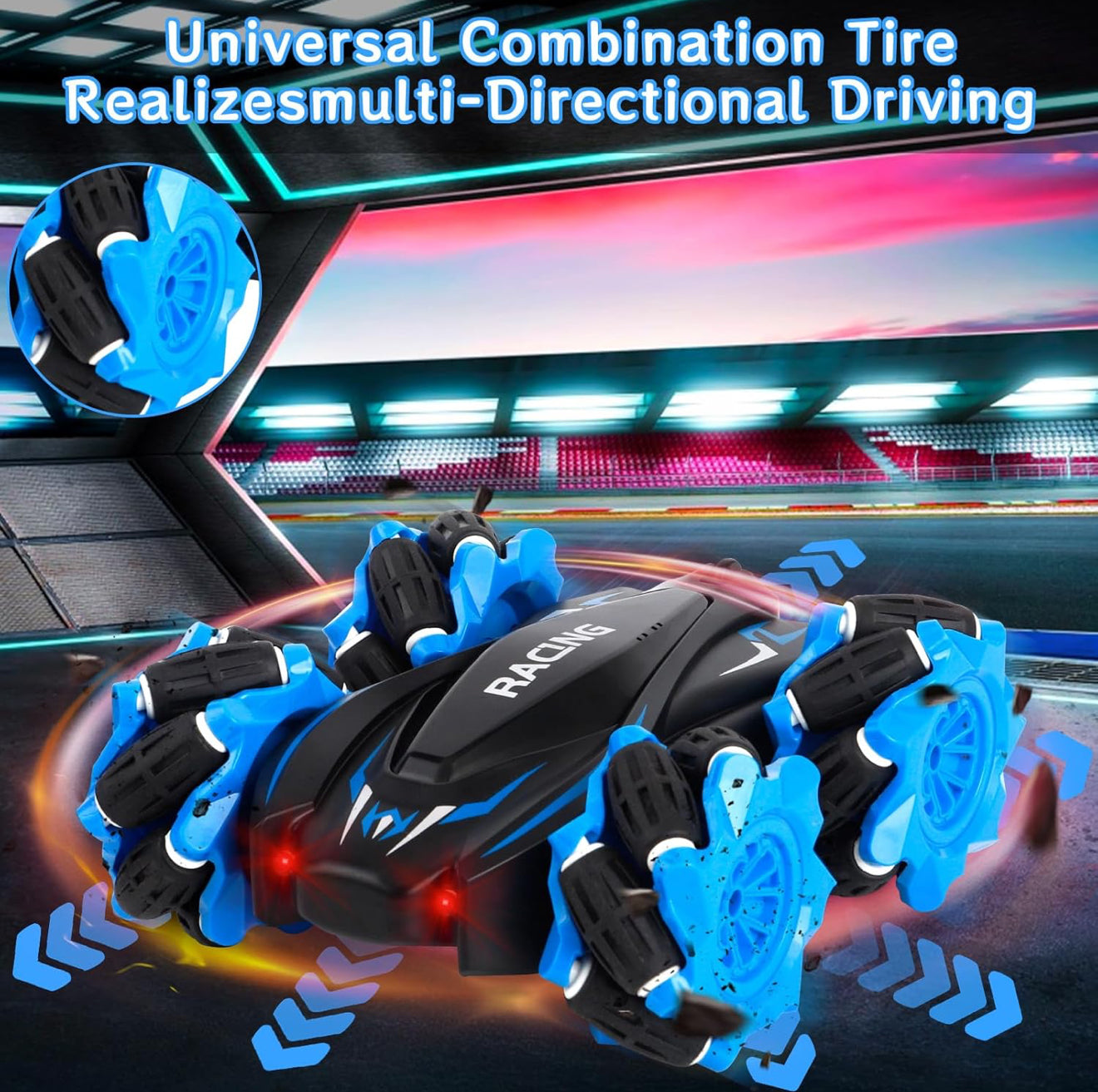 Remote Control Stunt Car, 4 Wheel Drive 2.4GHz