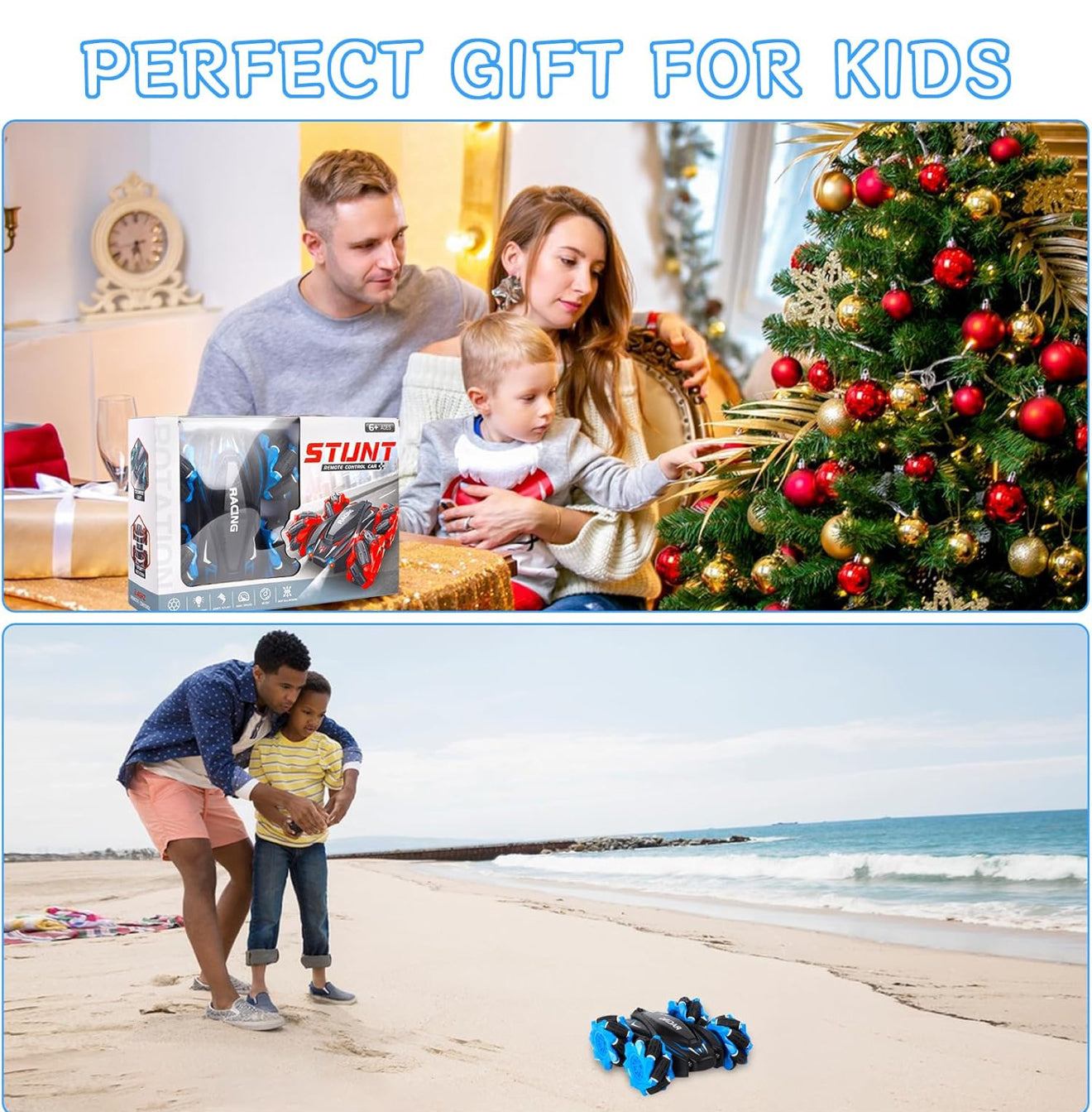 Remote Control Stunt Car, 4 Wheel Drive 2.4GHz