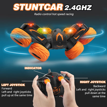 Remote Control Car,Double-Sided Rotation 360 Degree