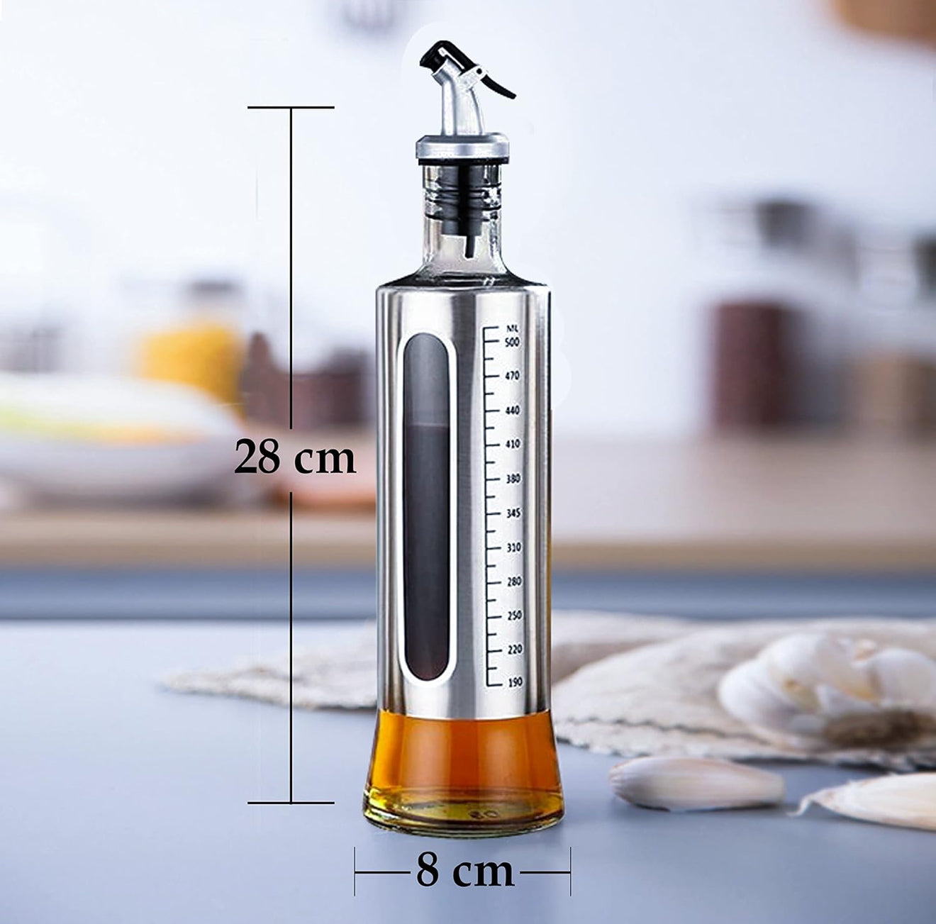 Stainless Steel Oil Dispenser 500ML