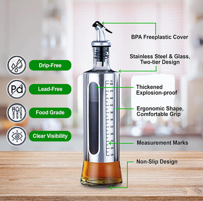 Stainless Steel Oil Dispenser 500ML