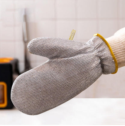 Scrubbing Gloves With Scrubber