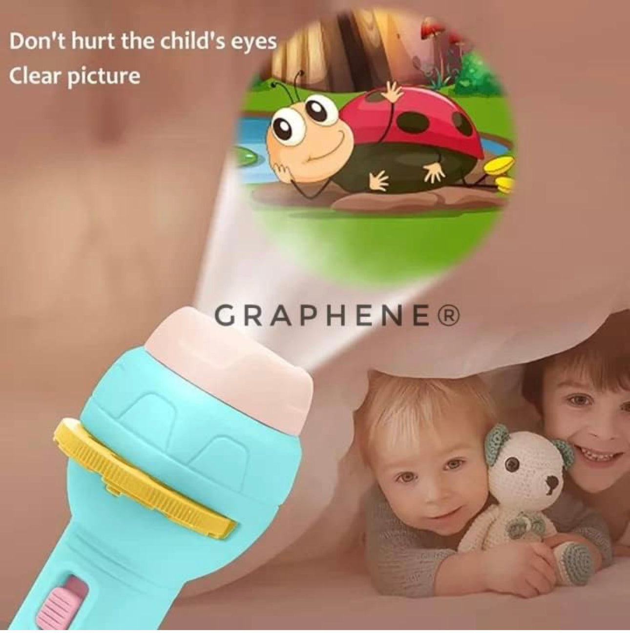 Kids Mini Projector Torch