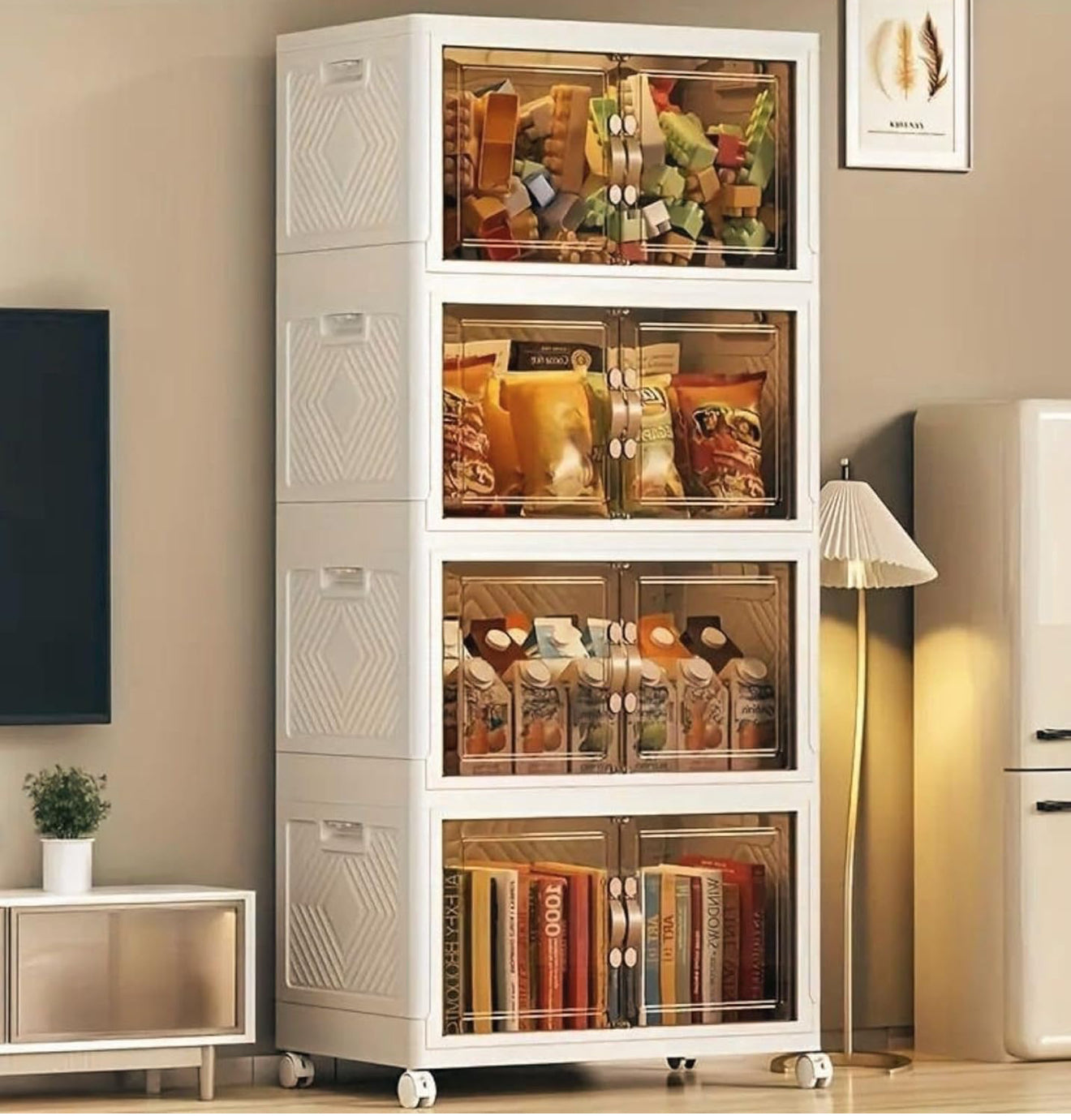 Plastic Storage Organizer 4 Layer