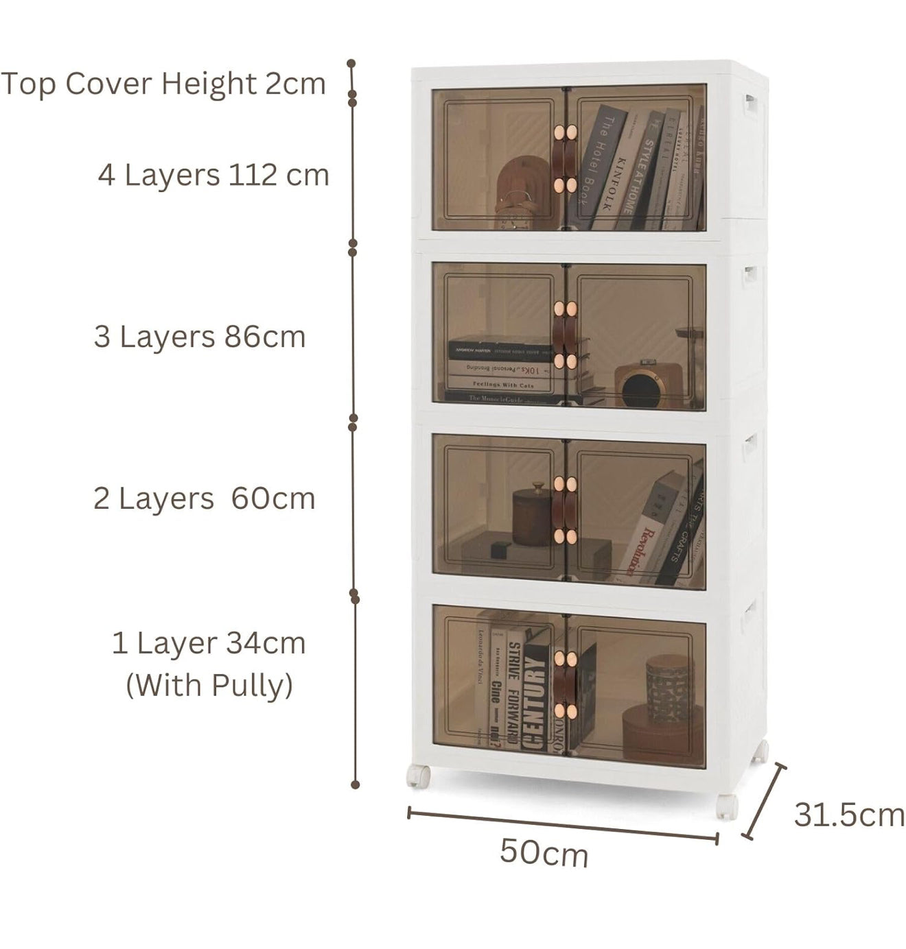 Plastic Storage Organizer 4 Layer