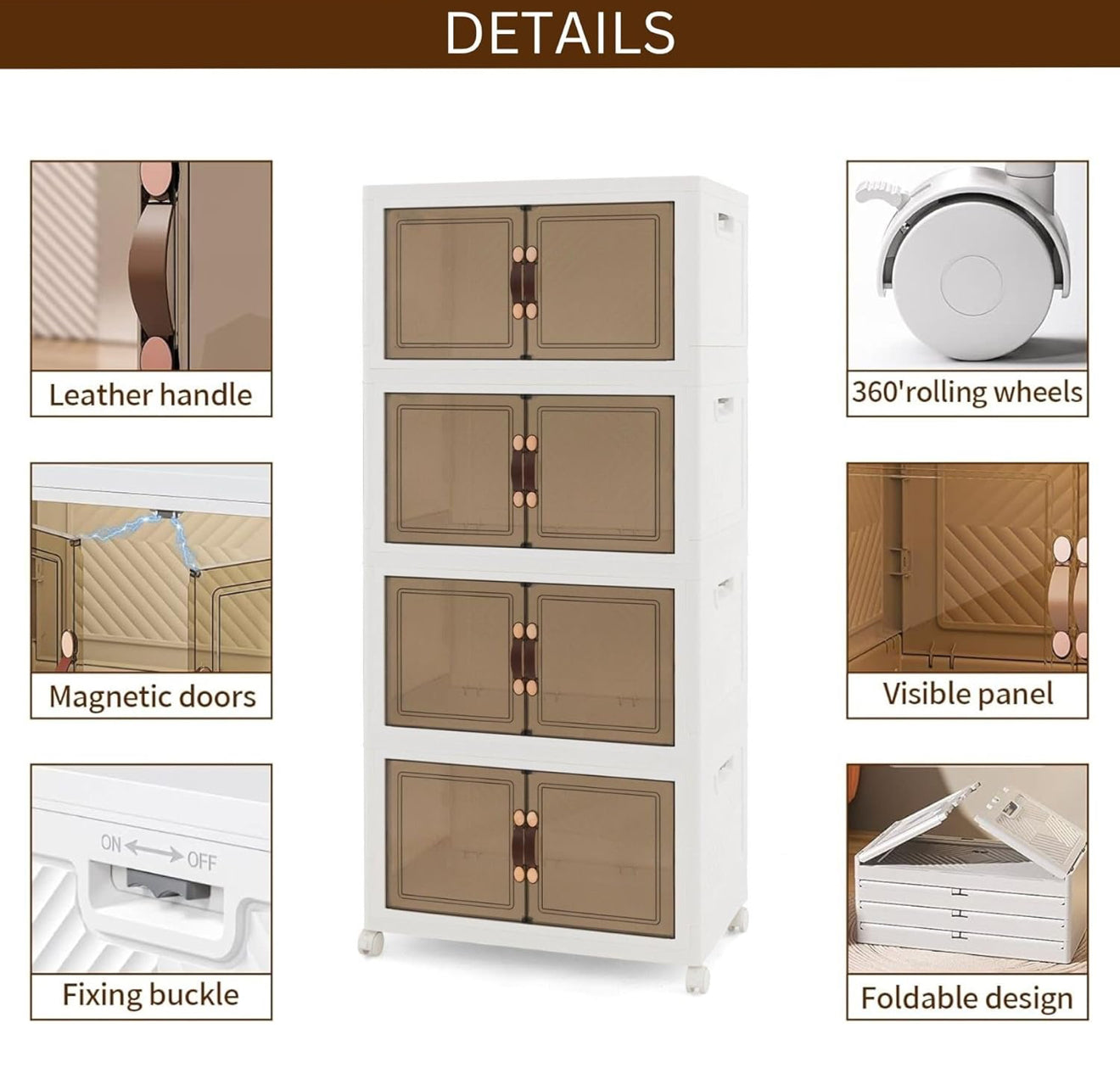 Plastic Storage Organizer 4 Layer