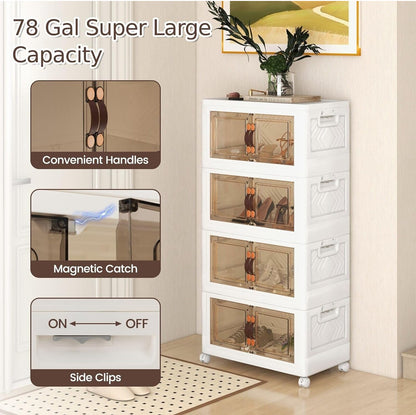 Plastic Storage Organizer 4 Layer