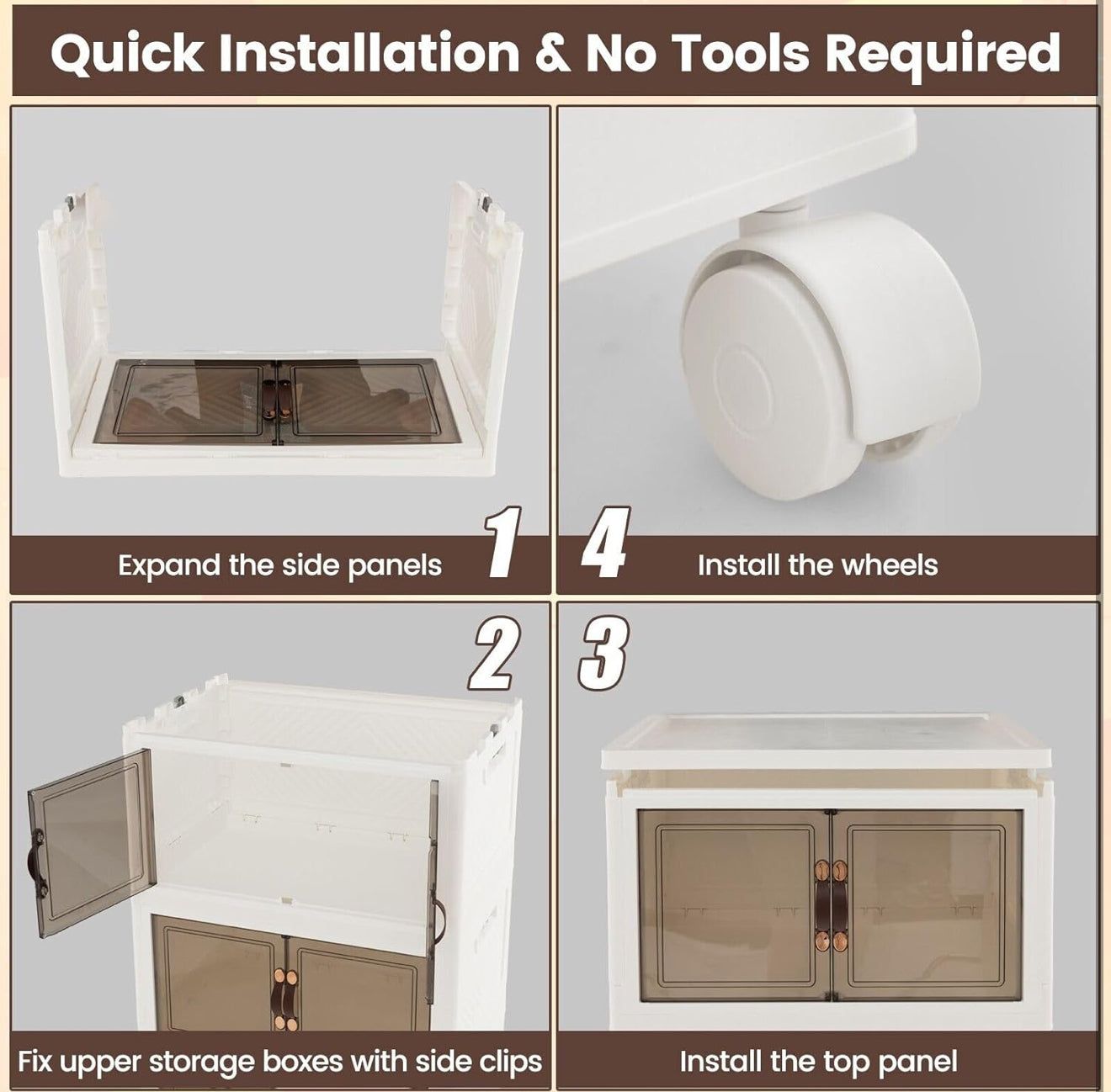 Plastic Storage Organizer 4 Layer