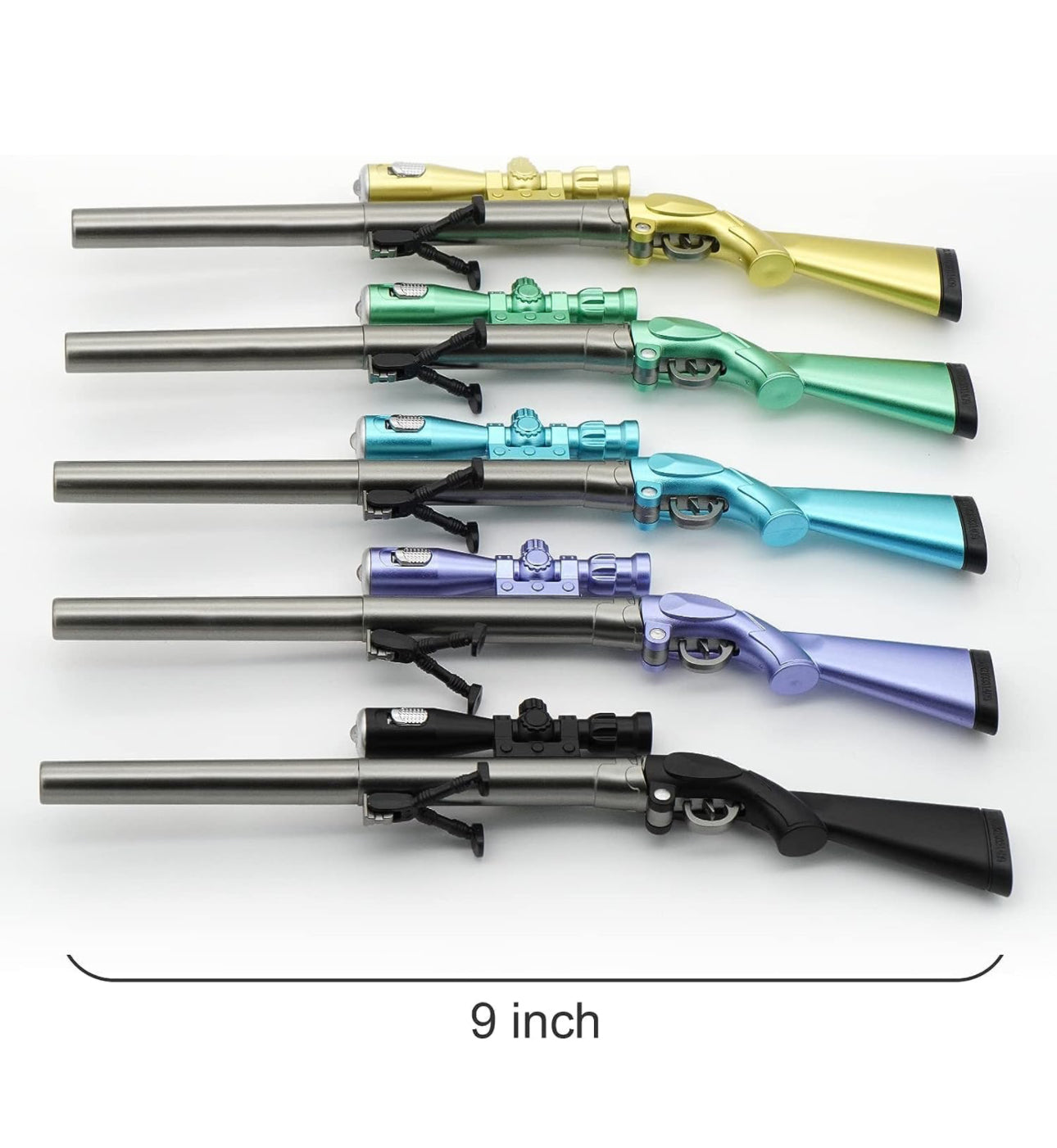 Gun Shape Gel Pen with Luminous LED Sniper