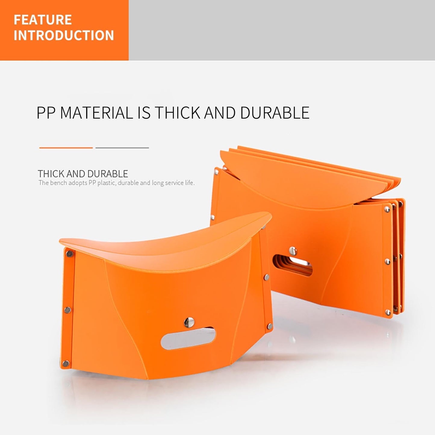 Plastic Folding Portable Camping Travel Stool